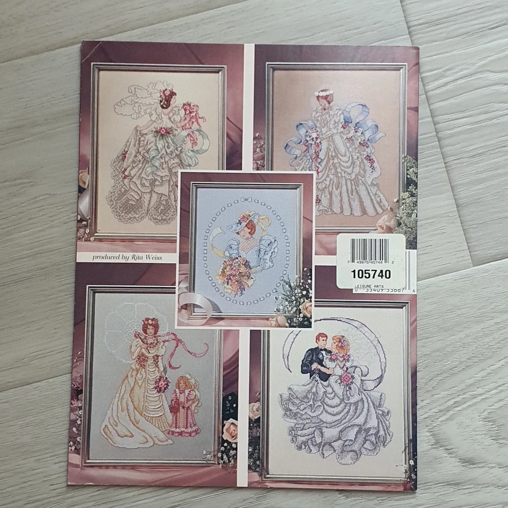 1995 American School‎ of Needlework Brides Cross Stitch Pattern Barbara Baatz